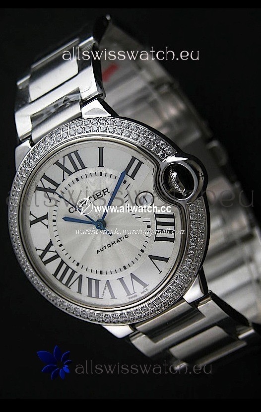 Cartier Ballon Bleu Automatic in White Dial