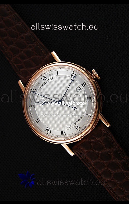 Breguet Classique 5177BR/15/9V6 Rose Gold with Roman Hour Markers