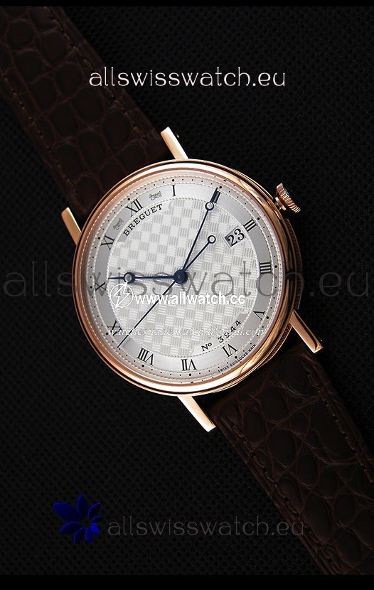 Breguet Classique 5177BR/12/9V6 Rose Gold with Roman Hour Markers