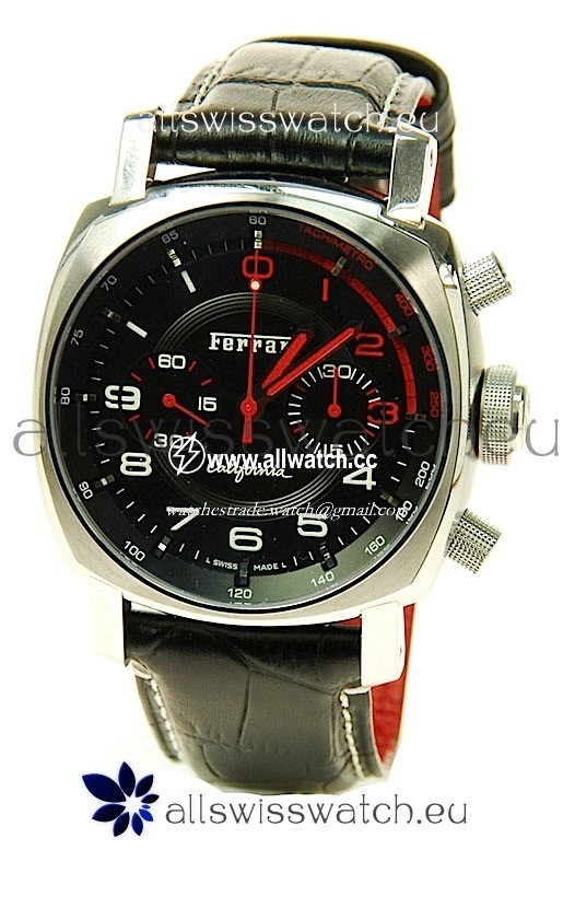Ferrari by Panerai California Chronographin Black Dial
