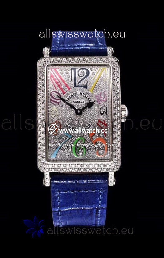 Franck Muller Long Island Color Dreams Ladies in Blue Strap