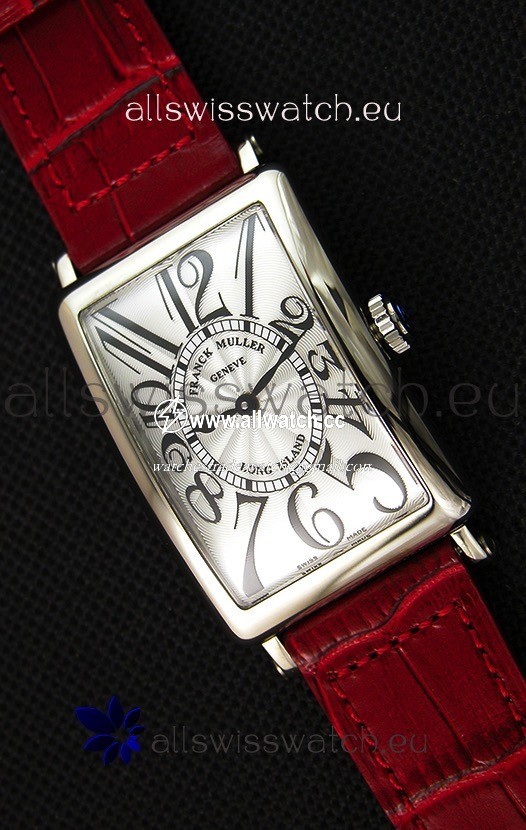 Franck Muller Long Island Ladies in Quartz Movement Red Strap