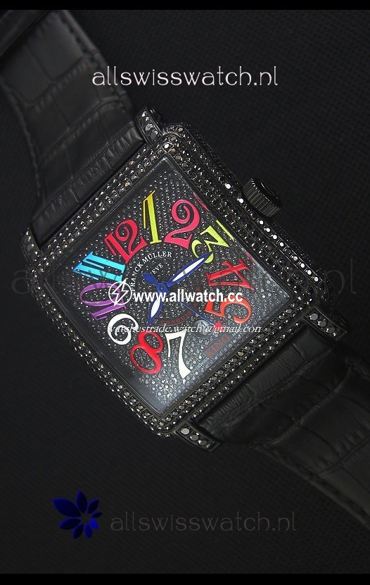 Franck Muller Conquistador King Automatic Crazy ColorsPVD Case