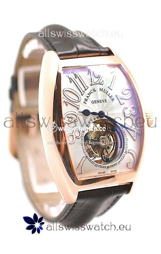Franck Muller Aeternitas Tourbillon Gold in Black Strap