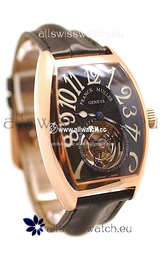Franck Muller Aeternitas Tourbillon Gold in Black Dial