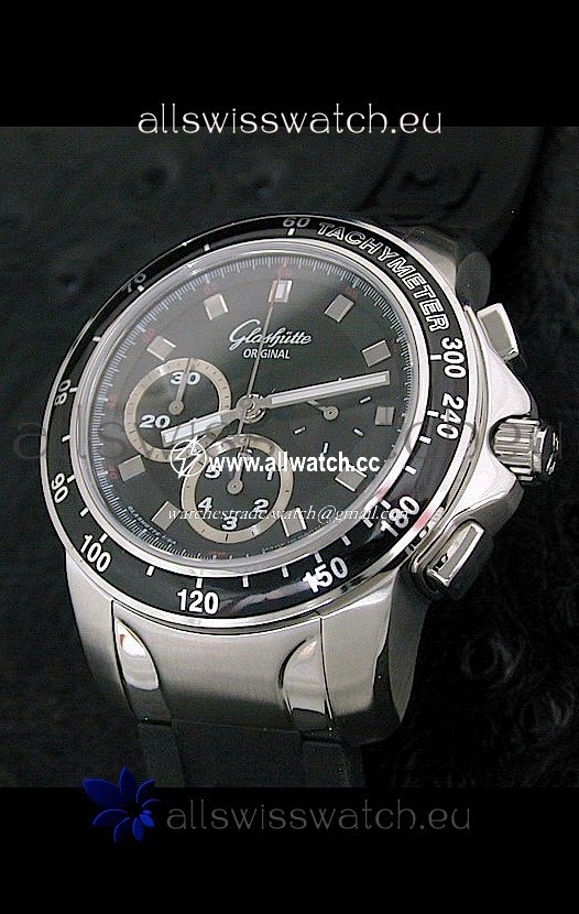 Glashuette Sport Evolution Chrono in Black Dial