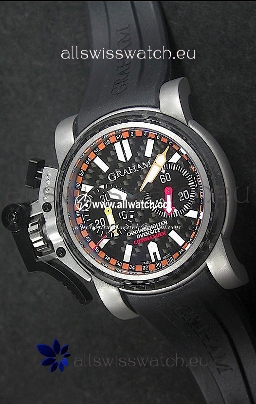 Graham Chronofighter Commanderin Black Dial