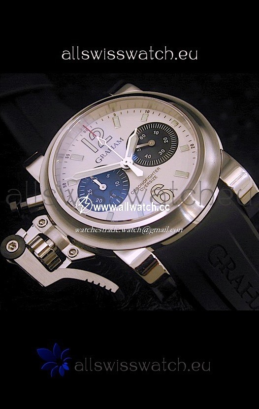 Graham Chronofighter Oversizein White Dial