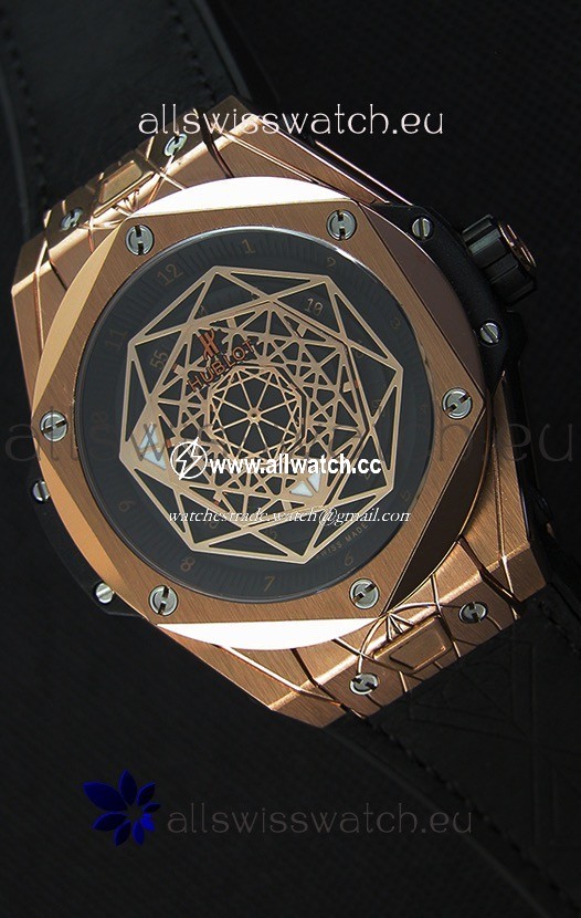 Hublot Big Bang Sang Bleu 45MM Rose Gold
