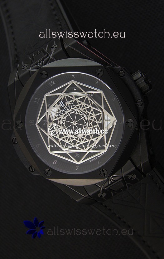 Hublot Big Bang Sang Bleu 45MM Black PVD Coated