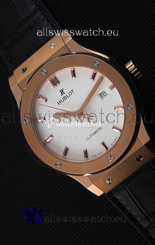 Hublot Classic Fusion King Gold Opalin- 1:1 Mirror