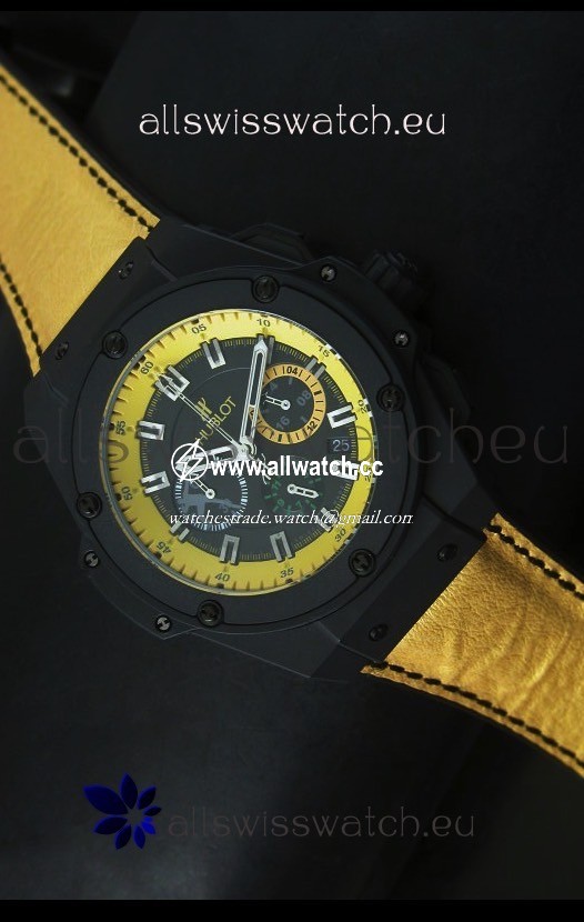 Hublot Big Bang Yellow Skeleton Quartz 45MM