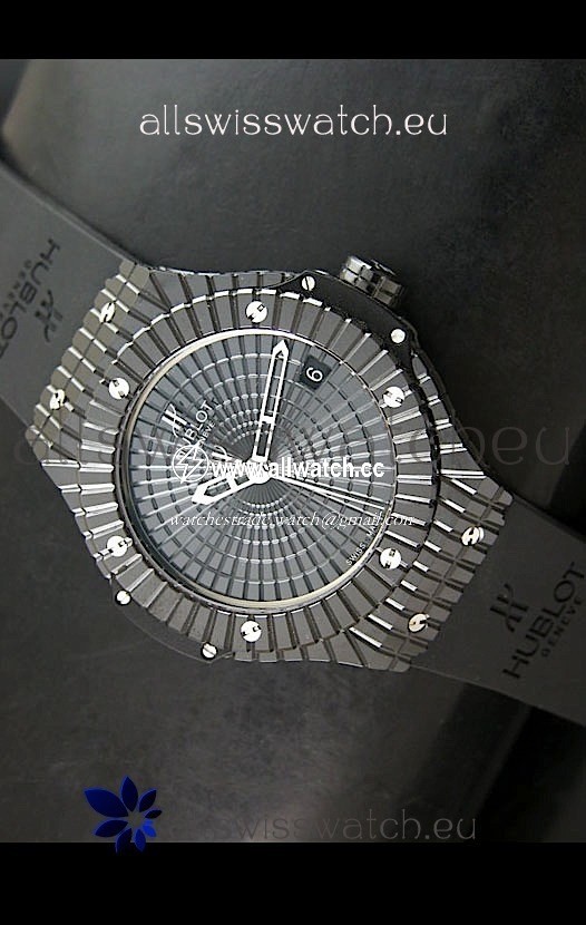 Hublot Caviar Full Black Ceramic Casing- 1:1 Mirror