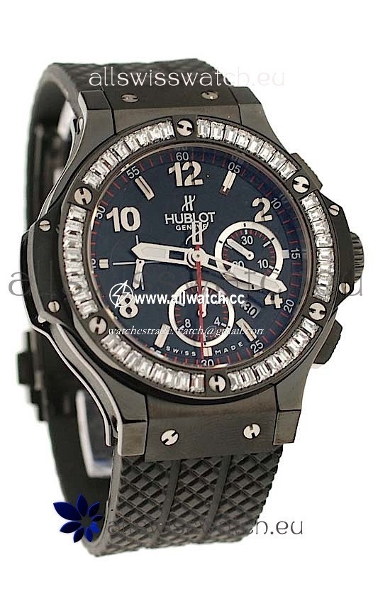 Hublot Big Bang All Black with Diamonds Bezel