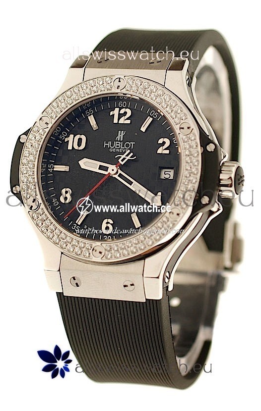 Hublot Big Bang Steel Collection Diamond Quartz
