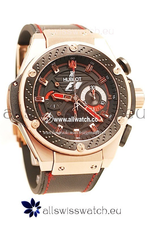 Hublot F1 King Power Zirconium Chronograph Limited Edition in Pink Gold