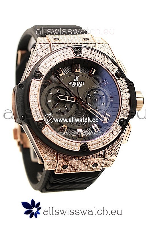 Hublot Gold Big Bang King Power Diamond
