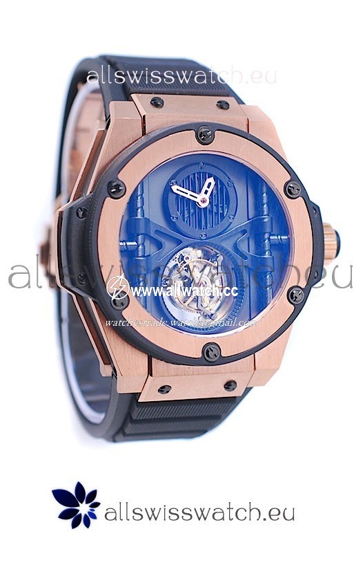 Hublot King Power Vendome Manufacture Tourbillon Rose Gold