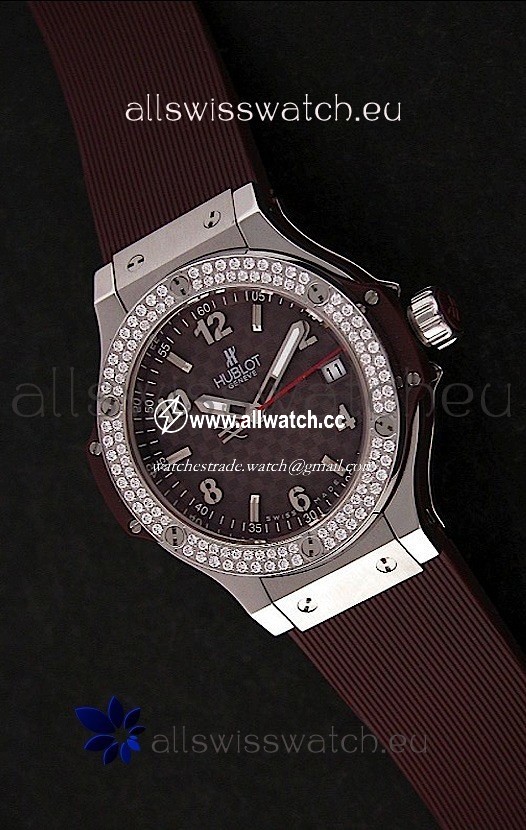 Hublot Big Bang King Quartz in Checkered Brown Dial