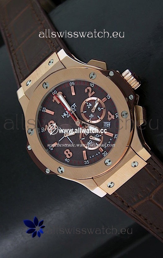 Hublot Big Bang Rose Gold- 1:1 Mirror