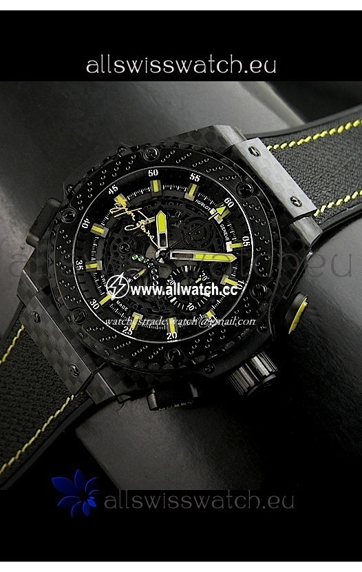 Hublot Big Bang Ayrton Senna Full Carbon Casing
