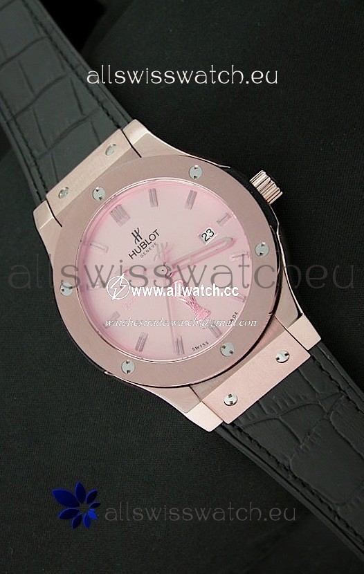 Hublot Classic Fusion FIFA Edition in Pink Gold Case