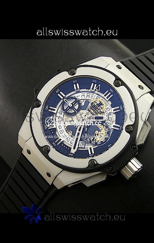 Hublot Big Bang King Power Skeleton in Brushed Steel