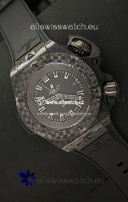Hublot Diver 4000mFull Carbon Black Dial