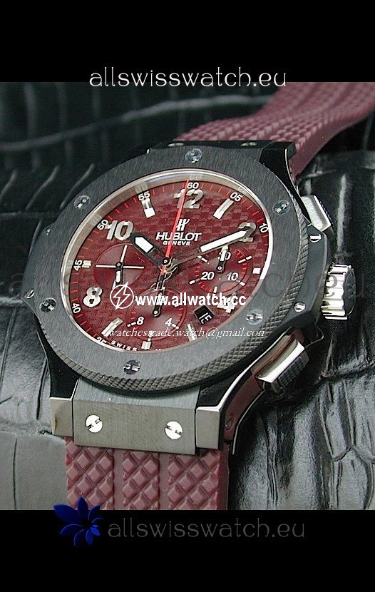 Hublot Big BangRed Checkered Dial