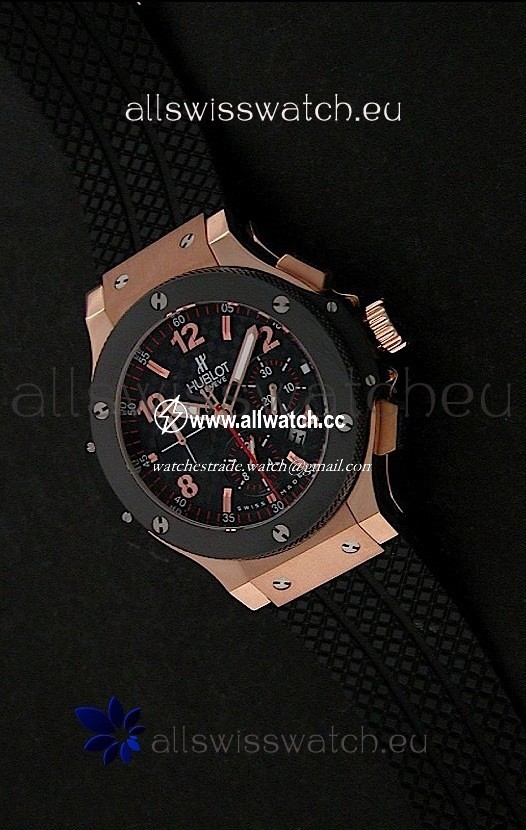 Hublot Big Bang Limited Edition Red Gold with Ceramic Bezel
