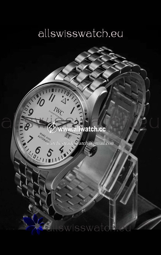 IWC MARK XVIIIin 904L Steel White Dial 40MM - 1:1 Mirror