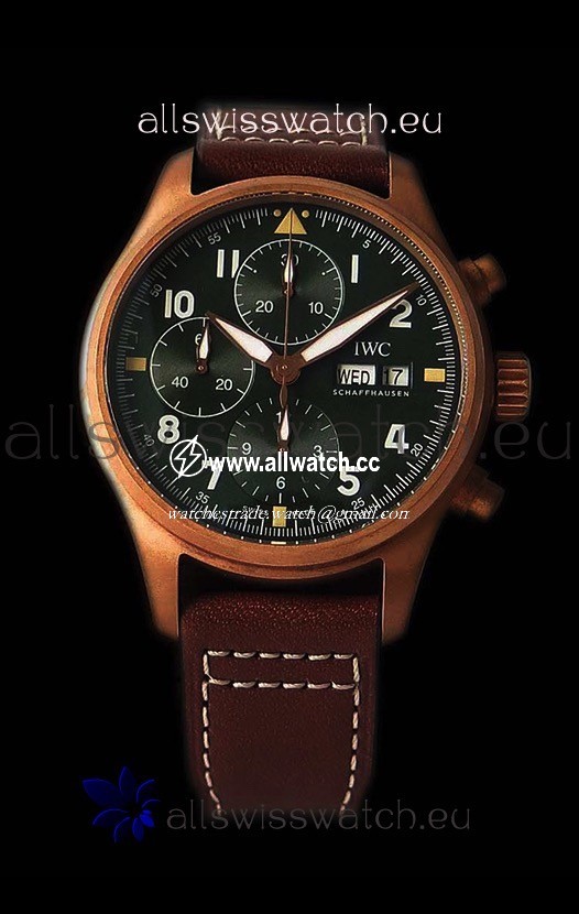 IWC Pilot's Chronograph Spitfire Broze Case - 1:1 Mirror