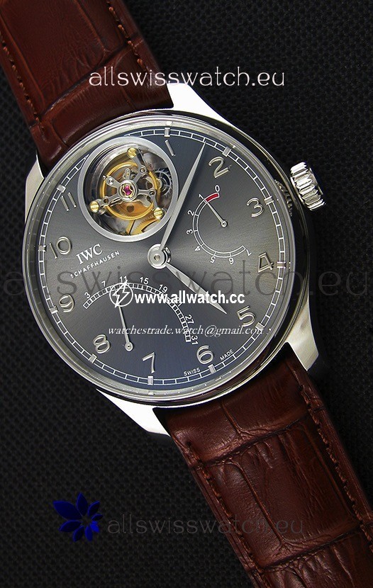 IWC Portugieser Tourbillon Mystere Retrograde Silver Dial UPDATED 2019 Version 