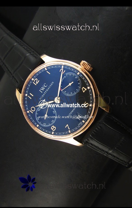 IWC Portugieser IW500702 Automatic in Black Dial - Updated 1:1 Mirror