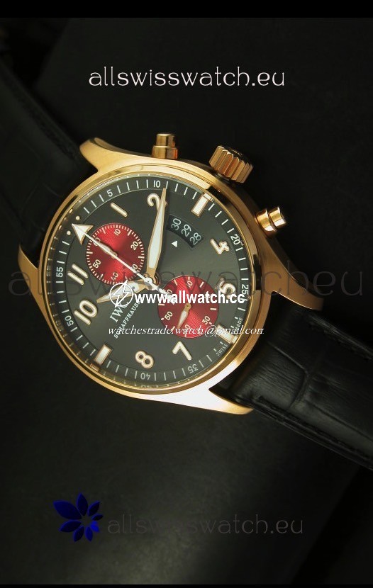 IWC Spitfire Tribecca Edition in Rose Gold - 1:1 Mirror