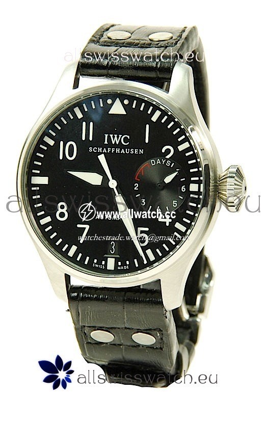 IWC Big Pilot Steel in Black Dial