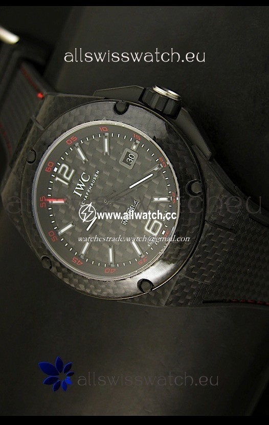 IWC Ingenieur Carbon Casingin Black Carbon Dial