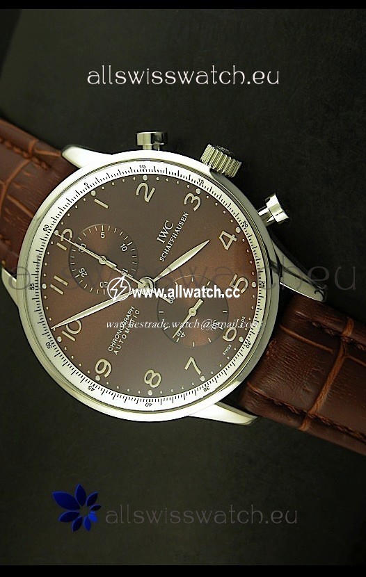 IWC Portuguese Chronographin Steel Case - 1:1 Mirror Edition