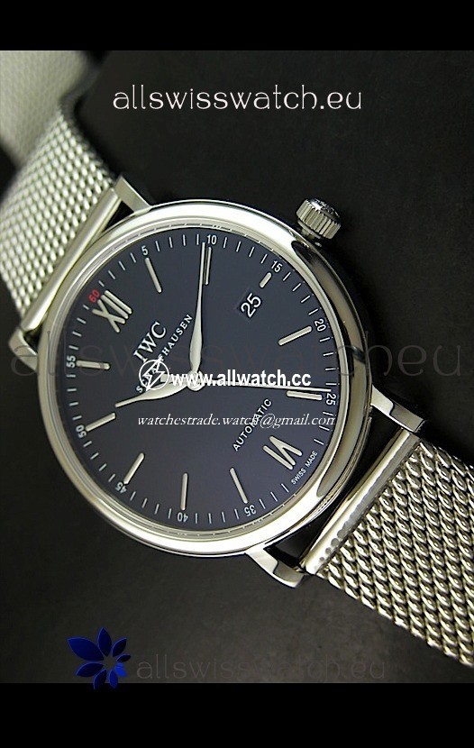 IWC Schaffhausenin Mesh Steel Strap