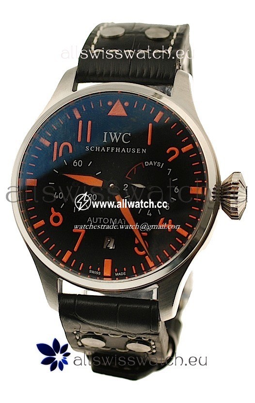 IWC Big Pilotin Orange Markers