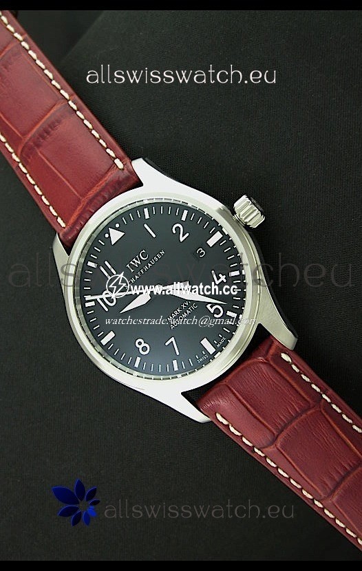 IWC Fliegeruhr International Co. Automatic in Red Strap