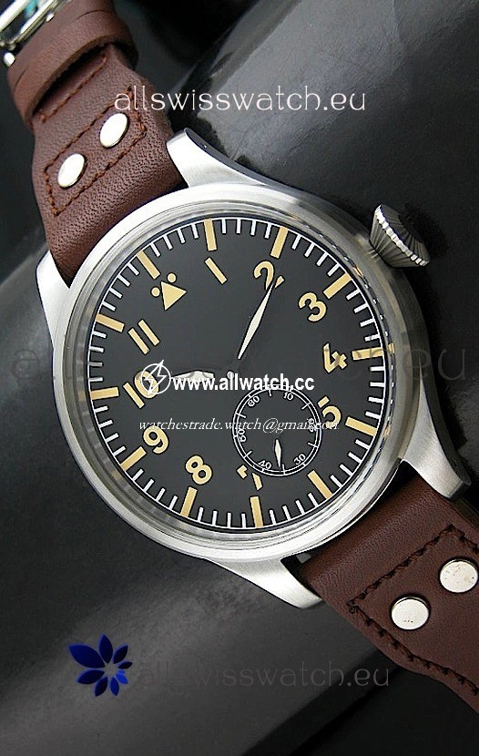 IWC Vintage Big Pilotin Black Dial
