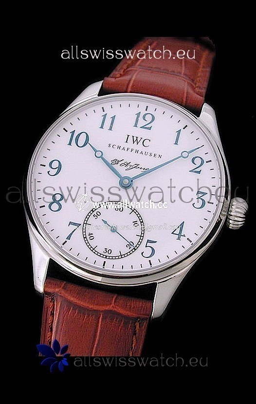 IWC Portuguese FA JonesSwiss in White Dial