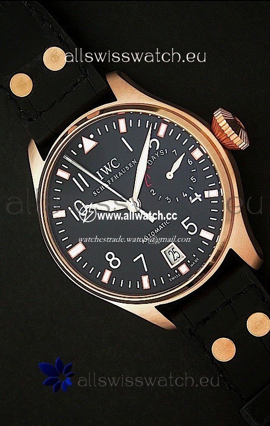 IWC Tournenu one Out of 50in Rose Gold Casing