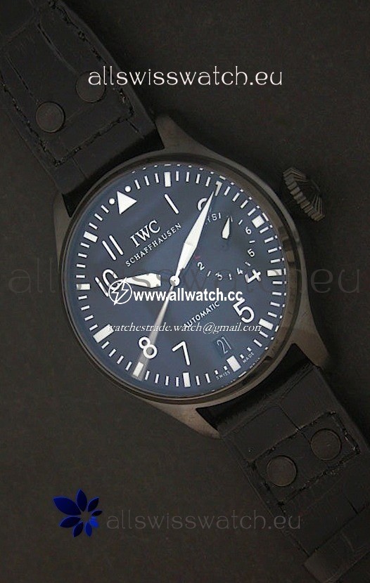 IWC Tournenu one Out of 50in Black PVD Casing