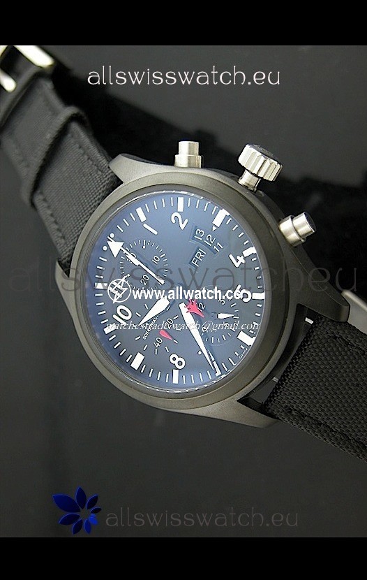 IWC Pilot Top Gun Automaticin Black PVD