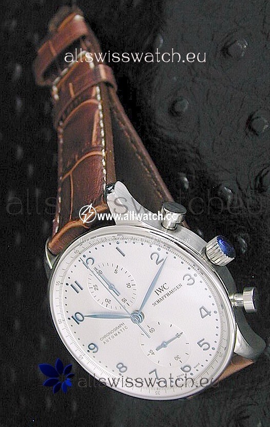 IWC Portuguese Chronographin White Dial