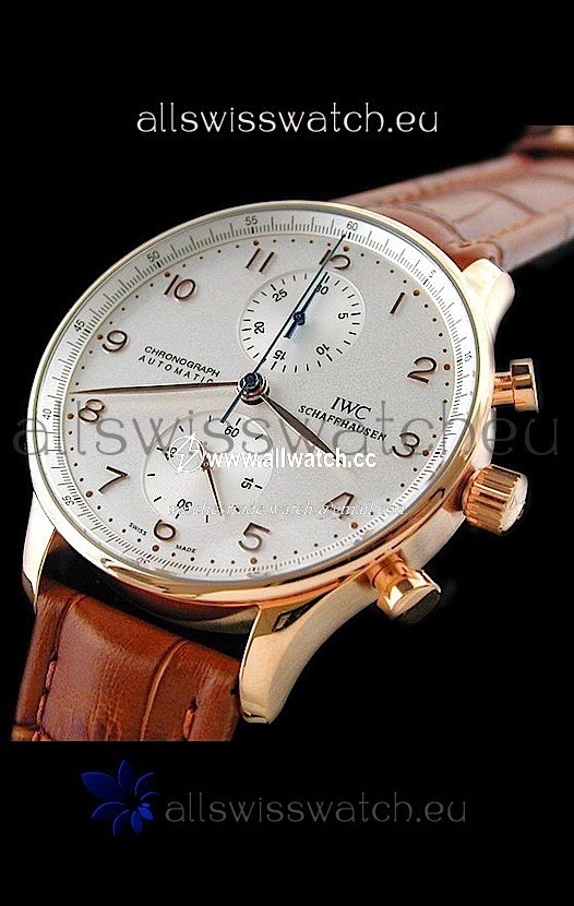 IWC Portuguese Chronographin Rose Gold Casing