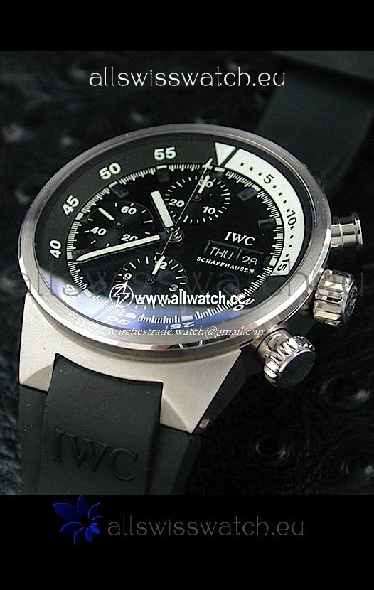 IWC Aquatimer Chrono Automatic in Black Dial