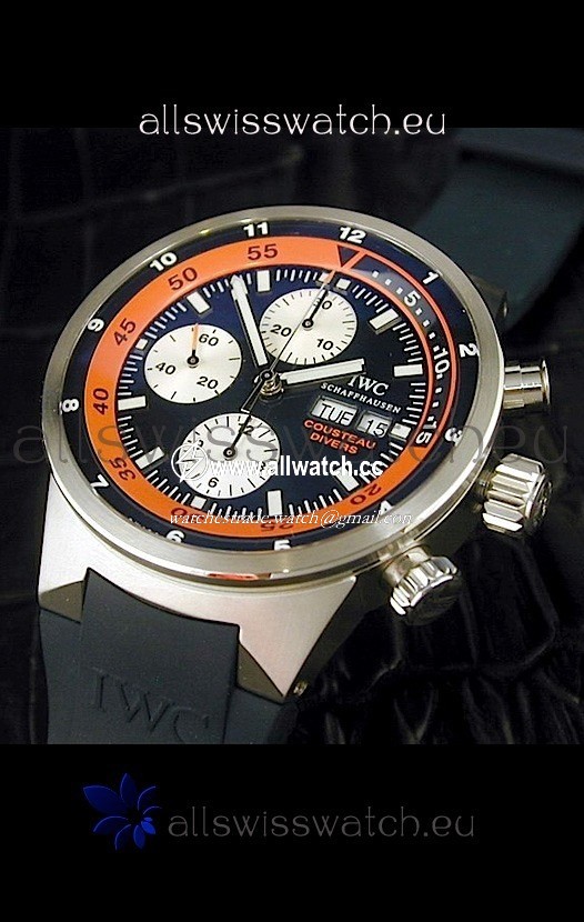 IWC Cousteau Divers in Black Dial